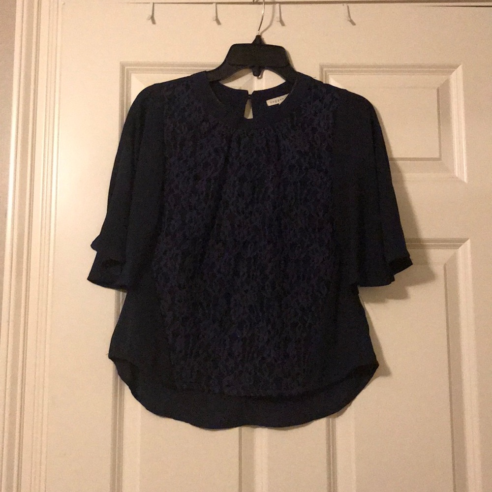 Navy blue blouse